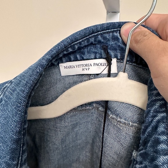 MVP WARDROBE
JACKET SOPHIA WOMAN DENIM AZZURRO NWT - Picture 5 of 10